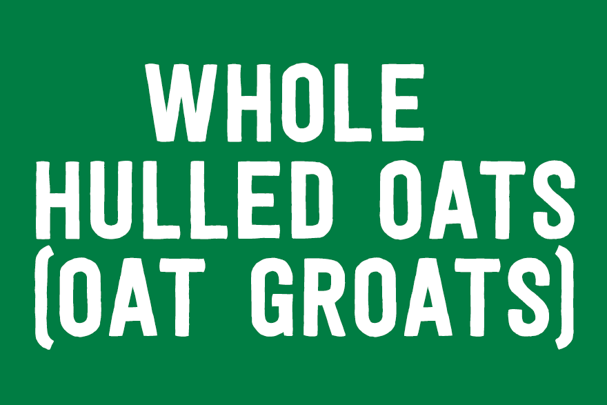 Organic Hulled Oat Groats Hull Removed